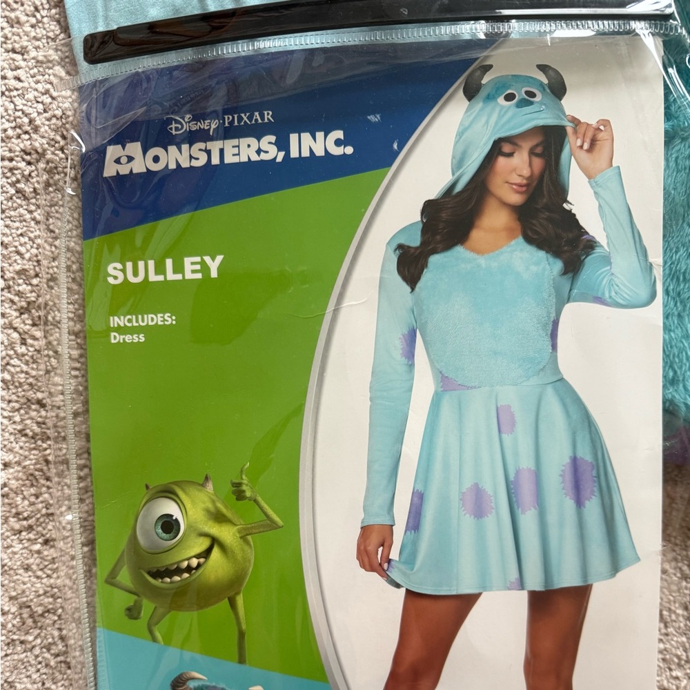 Monsters, Inc. Sulley women’s Costume - Blue and Purple